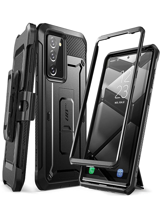 SupCase Case for Samsung Galaxy Note 20 (2020 Release), [Unicorn Beetle Pro Series ] Rugged Holster & Kickstand Wthout Built-In Screen Protector (6.7 inch) (Black) - Image 1