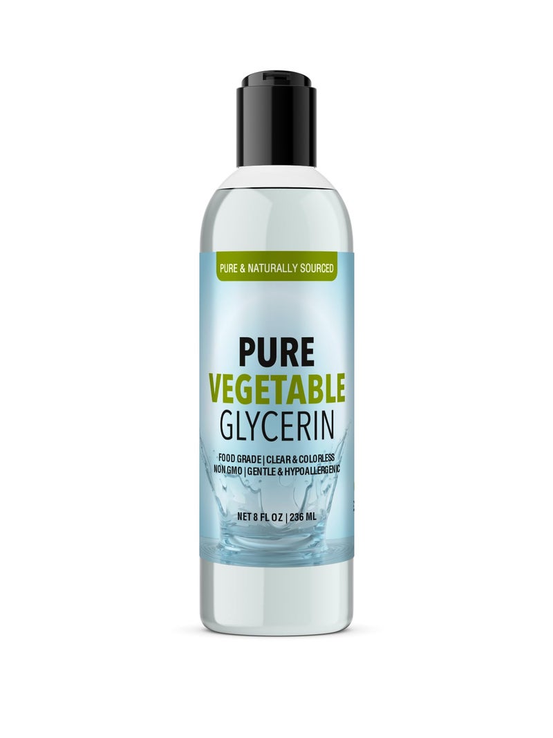 Pure Original Ingredients Vegetable Glycerin (8 fl oz) Food Grade, Vegan, Hypoallergenic, Odorless, Colorless - Image 1