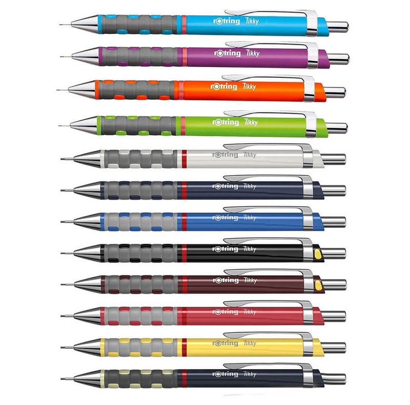 rOtring Tikky Mechanical Pencil, 0.35 mm Grip, 12-pack, (S0770490) - Image 5