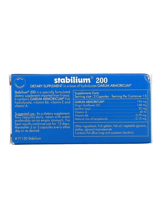 Nutricology - Stabilium 200 Garum Armoricum Stress And Sleep Support 30 Capsules - Image 1