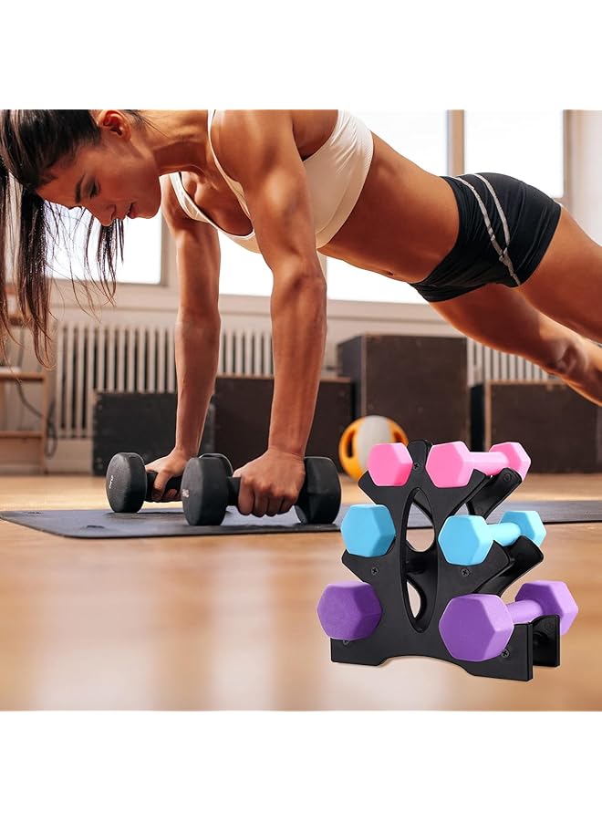 joyzzz Dumbbell Rack Stand Heavy Duty Weight Stand for Dumbbells Compact and Sturdy Rack for Weights Perfect for Home Gym Organization Small Dumbbell Racks for Women and Men - Image 5