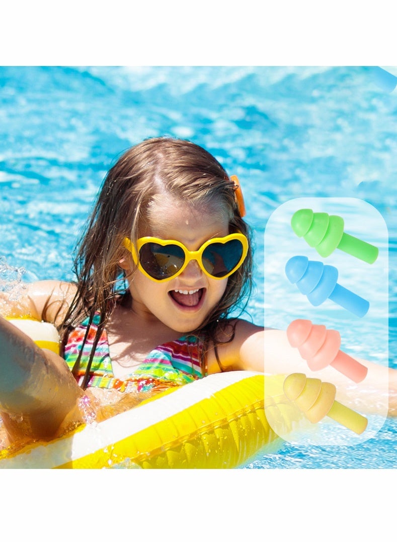 SYOSI Reusable Silicone Umbrella Ear Plugs – Waterproof Ear Protection for Swimming, Showering, Sleeping, Concerts & Noise Reduction, Hypoallergenic, 6 Boxes (6 Pairs) - Image 5