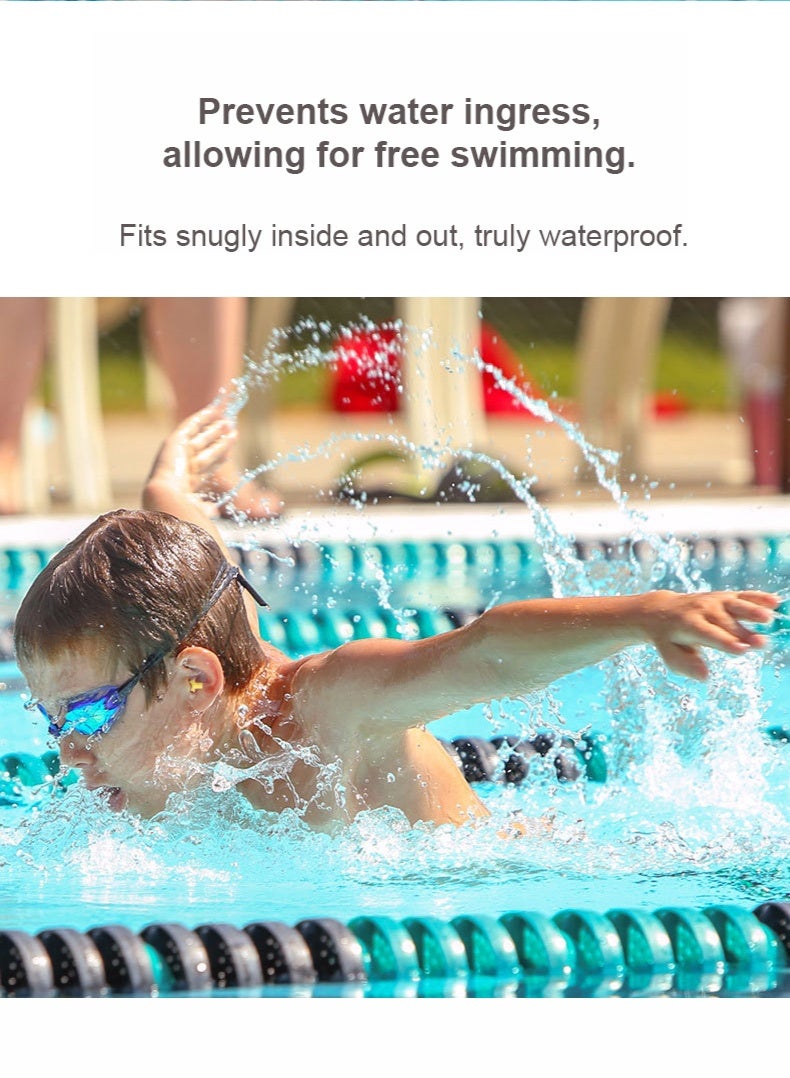 SYOSI Reusable Silicone Umbrella Ear Plugs – Waterproof Ear Protection for Swimming, Showering, Sleeping, Concerts & Noise Reduction, Hypoallergenic, 6 Boxes (6 Pairs) - Image 4