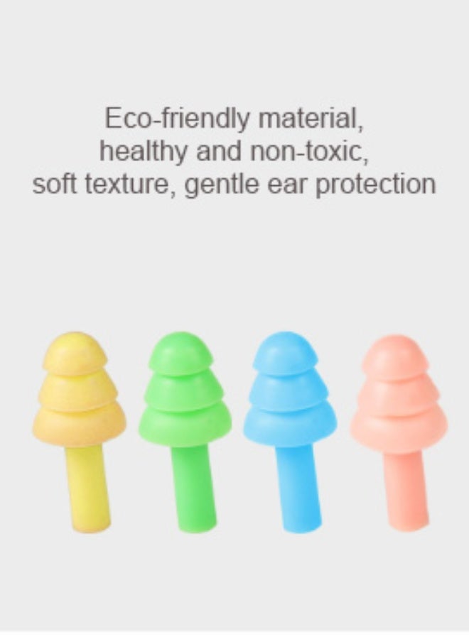 SYOSI Reusable Silicone Umbrella Ear Plugs – Waterproof Ear Protection for Swimming, Showering, Sleeping, Concerts & Noise Reduction, Hypoallergenic, 6 Boxes (6 Pairs) - Image 2