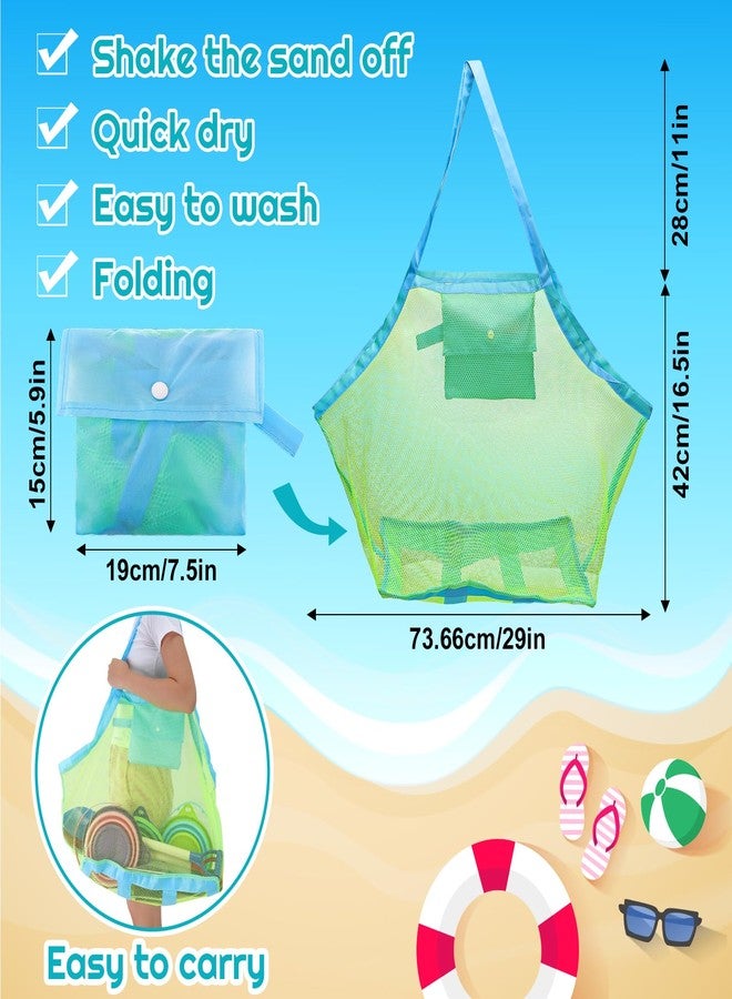 Hoemwarm 13 Pack Beach Bucket Shovels Toys for Kids,Collapsible Beach Sand Toys Beach Pails and Shovels Set for Toddlers Kids Sand Bucket and Mesh Shovels with Mesh Bag Travel Beach Toys Kit Age 3-10 - Image 4
