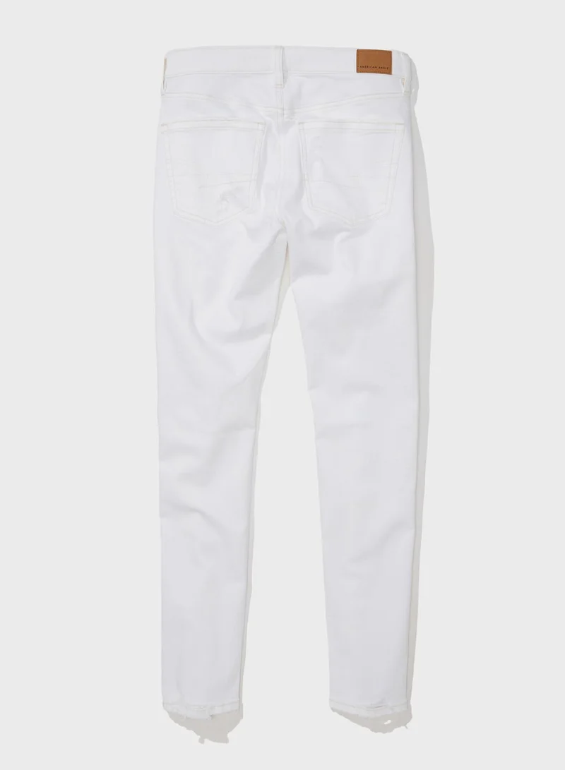 American Eagle High Waist Ripped Jeans