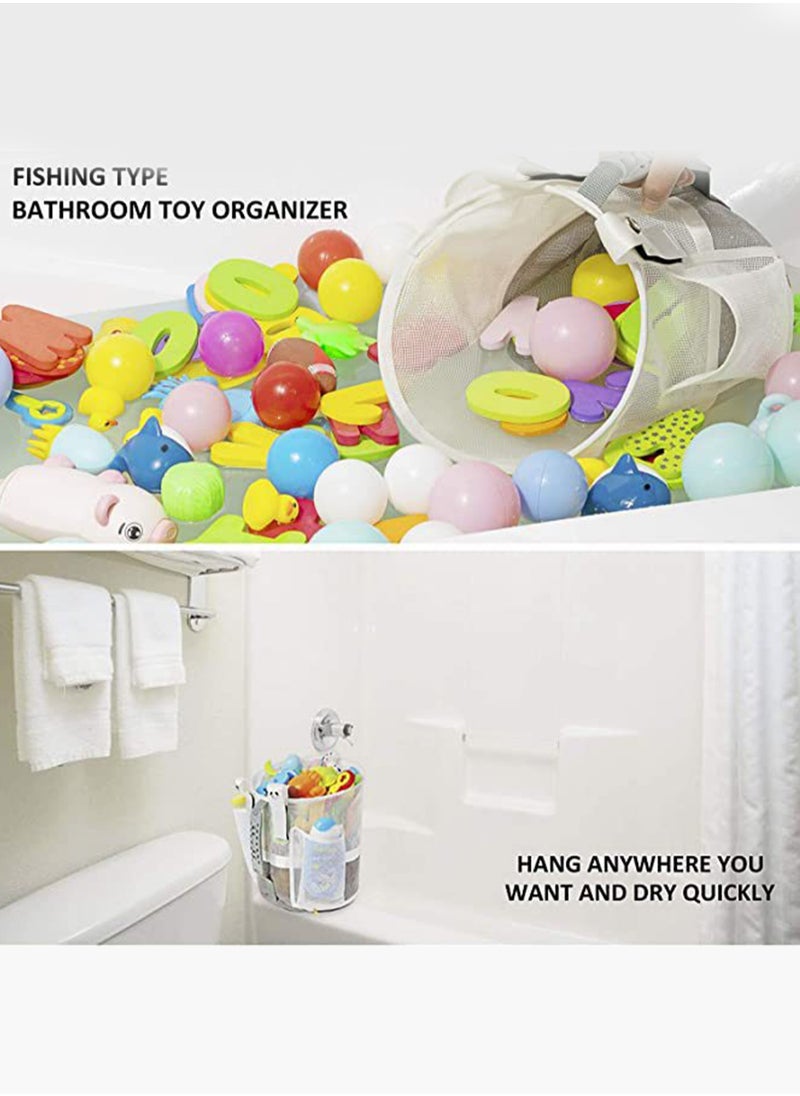 Generic - Children's Bath Toy Storage Basket, Sundries Storage Basket, Toiletries Storage Basket, Storage Basket, Portable Storage (Storage Basket Only) - Image 1