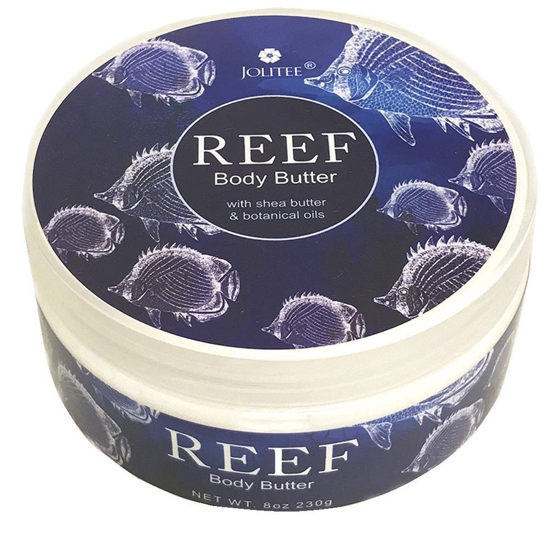 Reef Luxury Body Butter - Shea & Cocoa with Sea Kelp Extract – Hydrating Skincare, 8 oz (230 g)