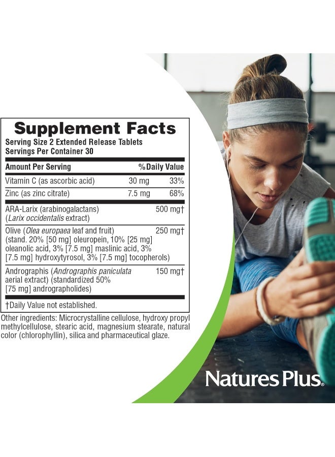 Nature's Plus Tri Immune إطلاق ممتد 60 قرص - Image 4