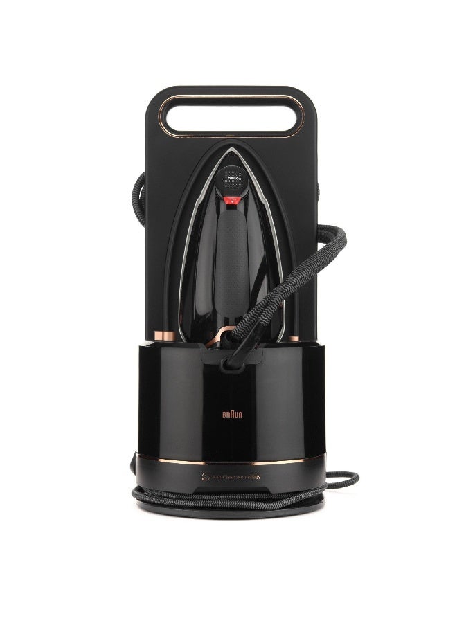 براون CareStyle 9 Pro Steam Generator Iron, 2700W, Black Gold 2 L 2700 W IS9090BK Black Gold - Image 1