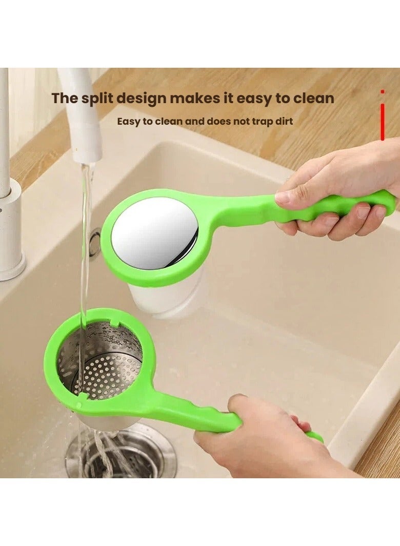 general Portable Manual Press Juicer with 4 Replaceable Plates Multi-Function Fruit Vegetable Squeezer for Home Outdoor Use - Image 2