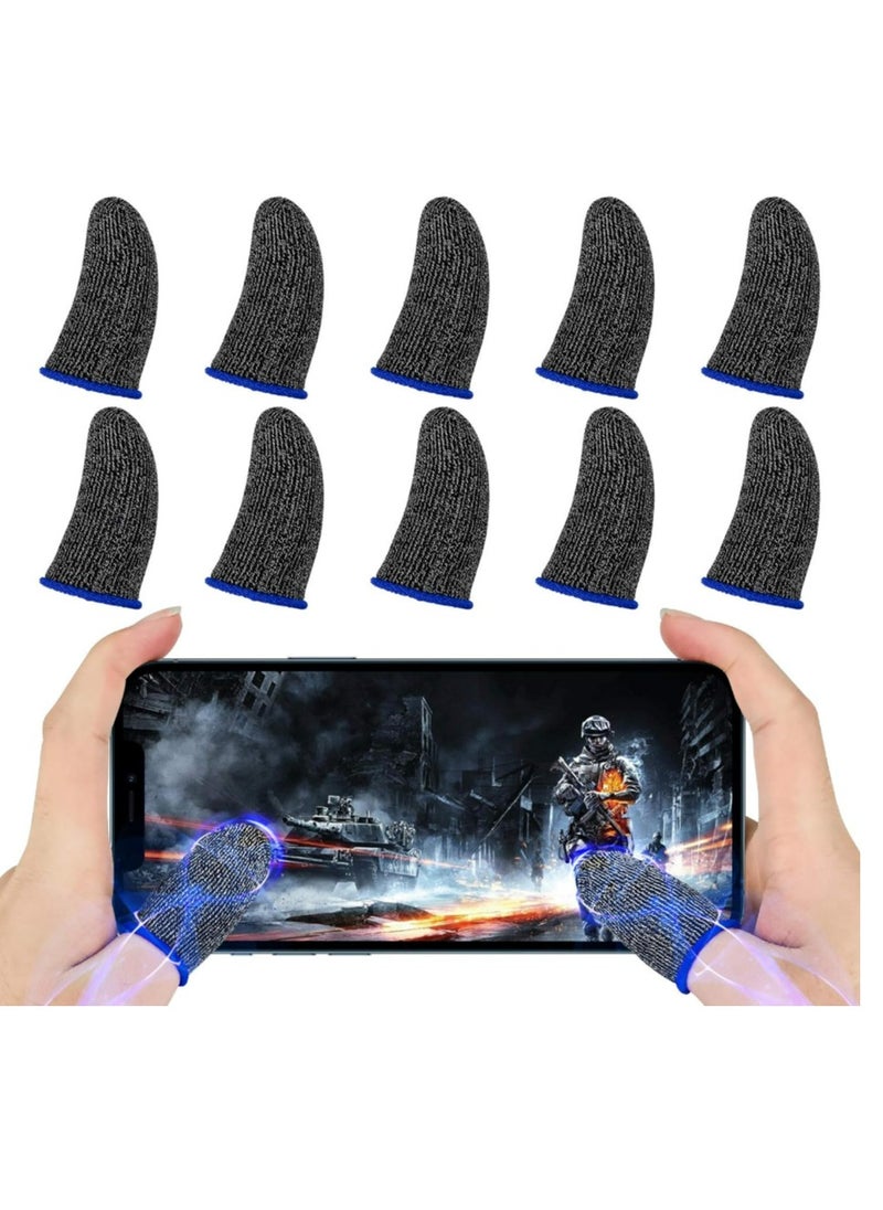 Generic Pack of 10 Finger Sleeve Sets for Gaming Mobile Game Controller Thumb Sleeves  - Image 1