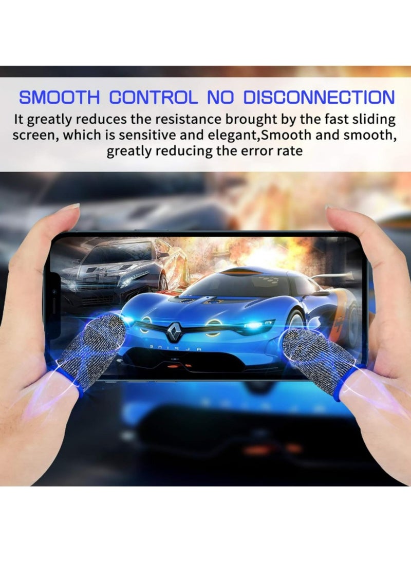 Generic Pack of 10 Finger Sleeve Sets for Gaming Mobile Game Controller Thumb Sleeves  - Image 2