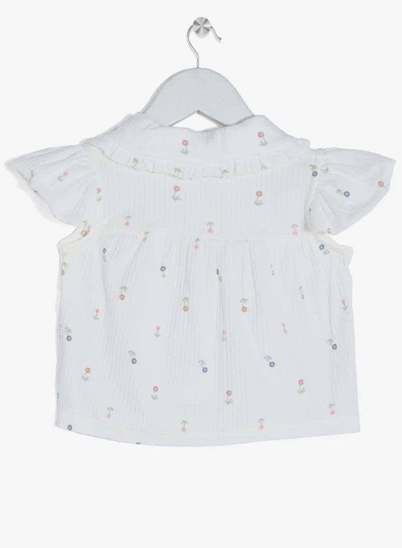 Ripples  Girls 2-Piece Set With Cap Sleeves Top & Bottom for Women | Best Price UAE