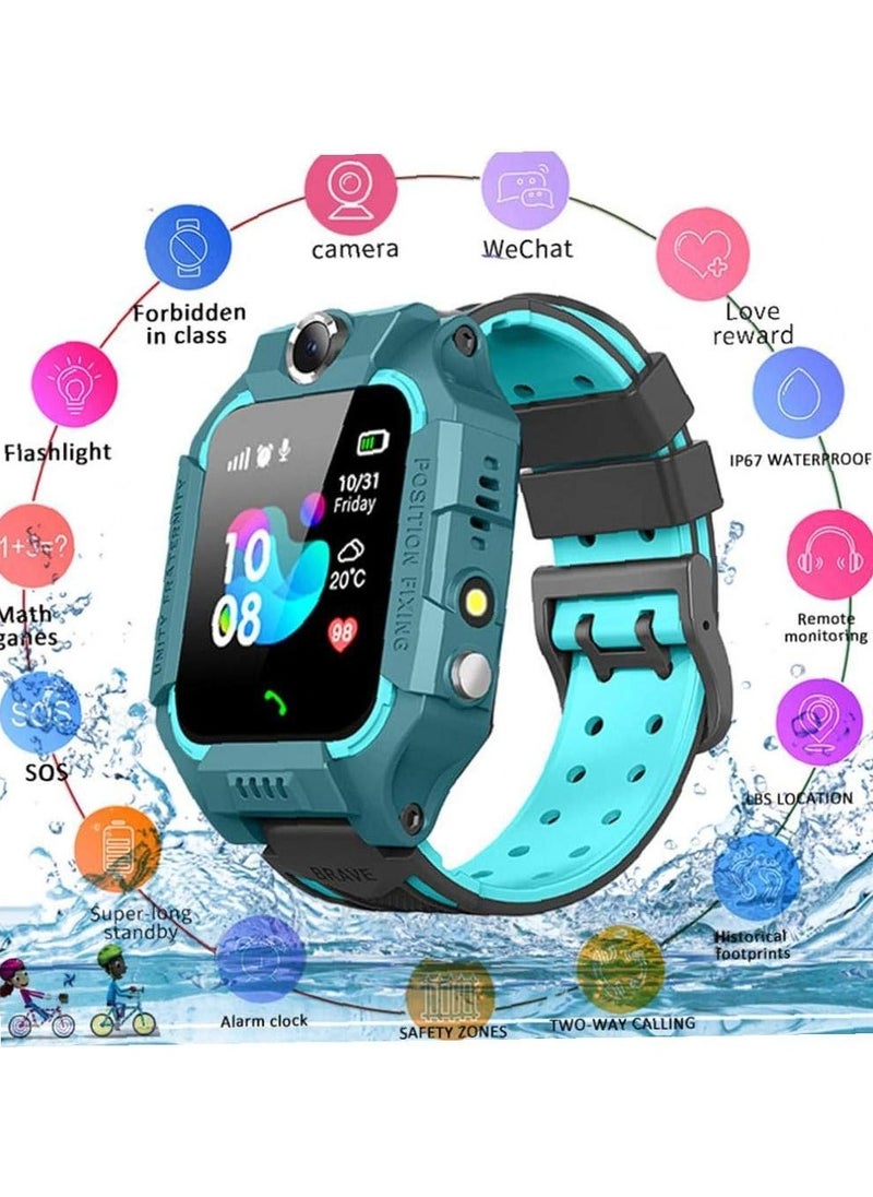 Kids Smart Watch, Mobile Phone Kids Watch 1.44 Inch HD Color Touch Screen For Birthday Gift ( Green) - pzsku/Z6A914251110AC9215321Z/45/_/1722336477/0a4cb001-b339-47e3-ba36-b2858ae5fca0