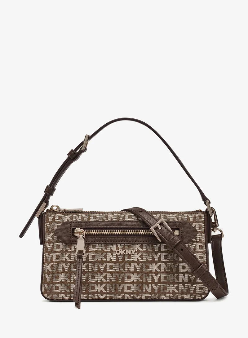 DKNY Bryant Logo Detail Top Handle Crossbody