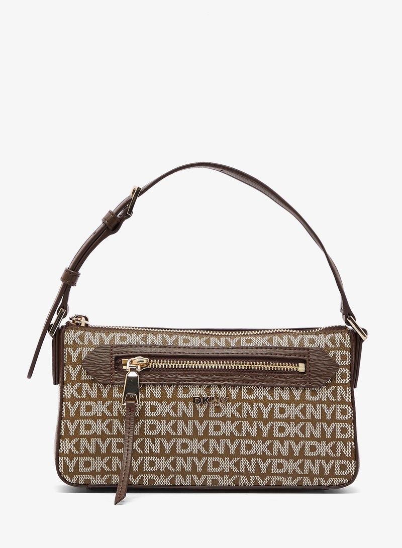 DKNY Bryant Logo Detail Top Handle Crossbody - Image 1