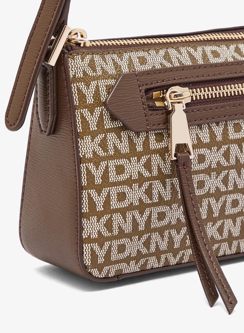 DKNY Bryant Logo Detail Top Handle Crossbody - Image 3