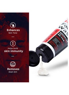 Ustraa Ustraa Power Face Wash Energize 200g Dermatologically Tested No Sulphates No Parabens No Silicone No Mineral Oil  - Image 2