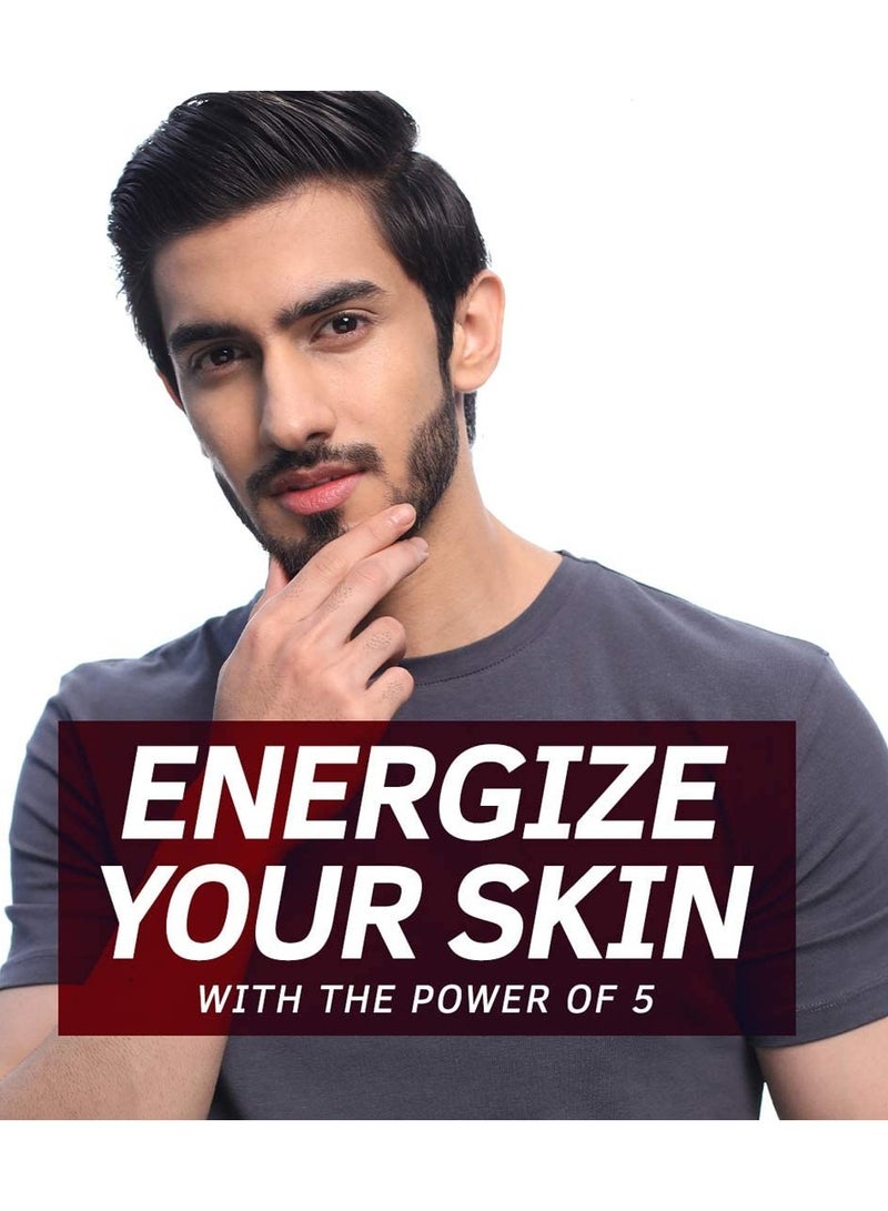 Ustraa Power Face Wash Energize 200g Dermatologically Tested No Sulphates No Parabens No Silicone No Mineral Oil - Image 4