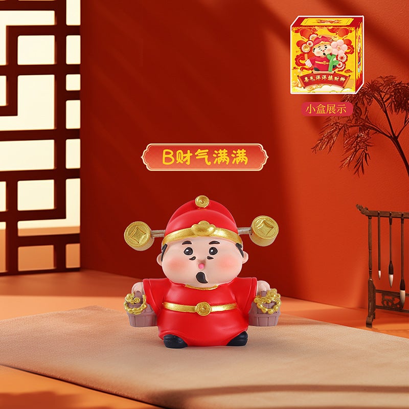 Cat New Year Gift Weijiang Living Room Decoration Festival New Year Craft Gift Creative Entrance Decorations - Image 1