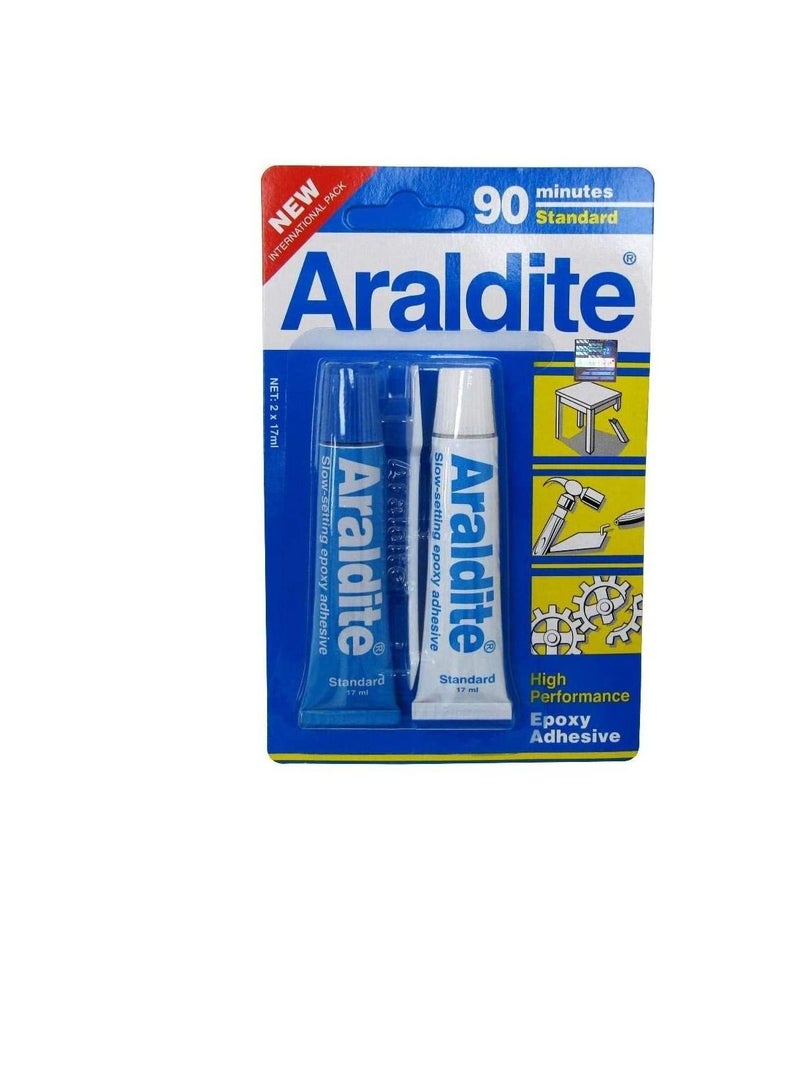 Araldite Epoxy (Blue, 17ml, 2 Tubes) - Image 3