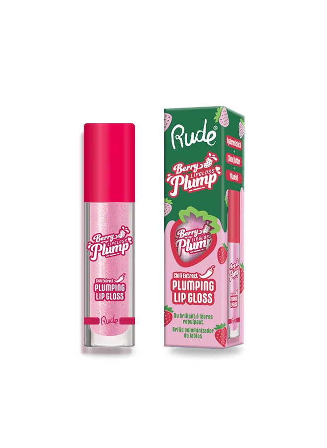 Rude Berry Plump Plumping Lip Gloss - Pink Sugar