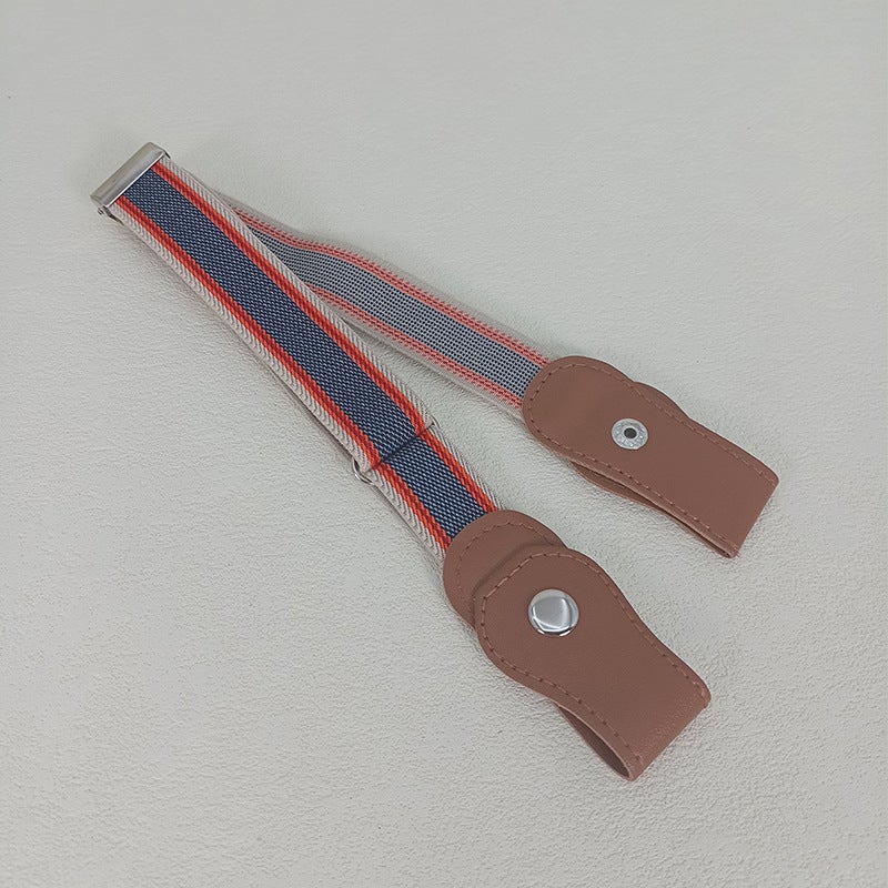 Children'S Elastic Belt Does Not Include Deduction Solid Color Pants Belt Boys And Girls Elastic Belt Children'S Anti-Drop Pants Belt - Image 1
