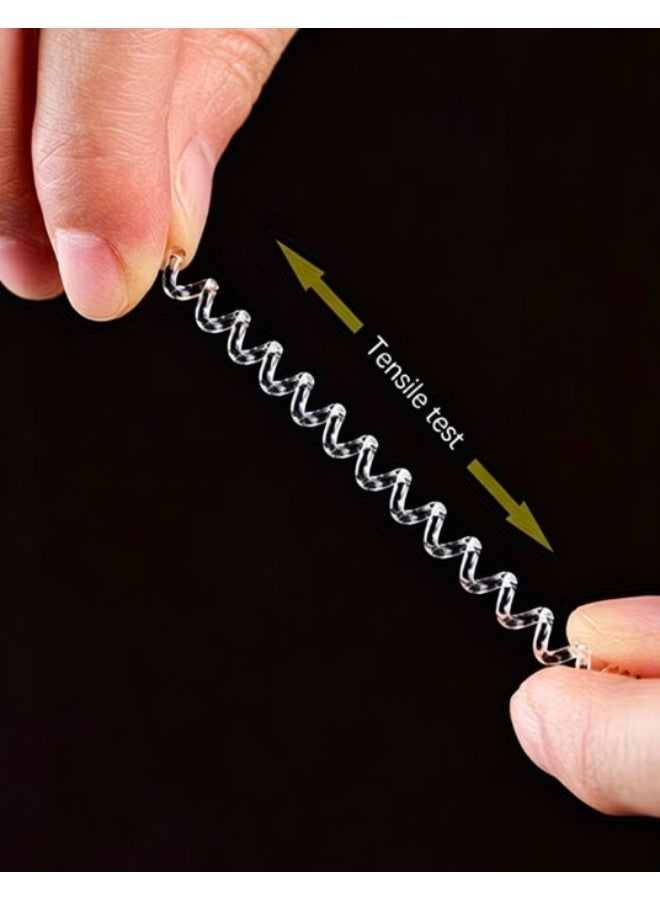 Gecomo 4-Piece Clear Ring Size Adjuster Set for Loose Rings, Invisible Jewelry Sizers - Image 2