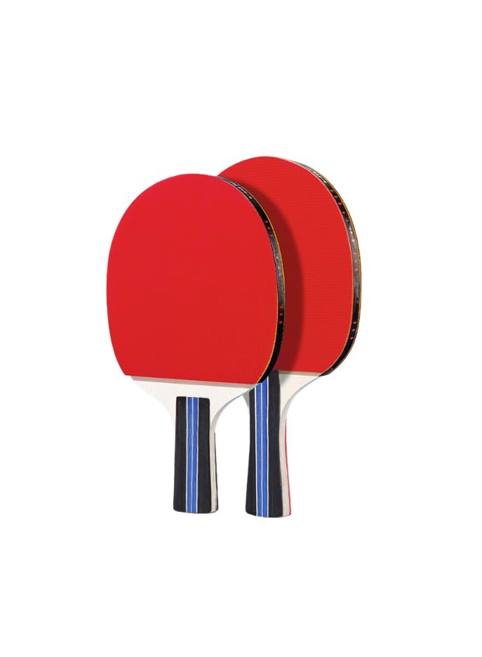 Generic 5-Piece Table Tennis Racket and Ball Set with Storage Pouch 2 Pro Premium Table Tennis Racket with 3 Balls and Storage Bag, for Indoor or Outdoor Play, - Image 2