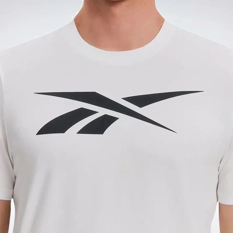 Reebok White Reebok Jimmy Vector Standard Fit Men's Tee - White for Men | Best Price UAE