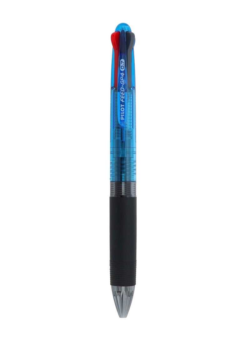GP4 Muti Ink Ballpoint Pen 0.7mm Tip Blue Barrel
