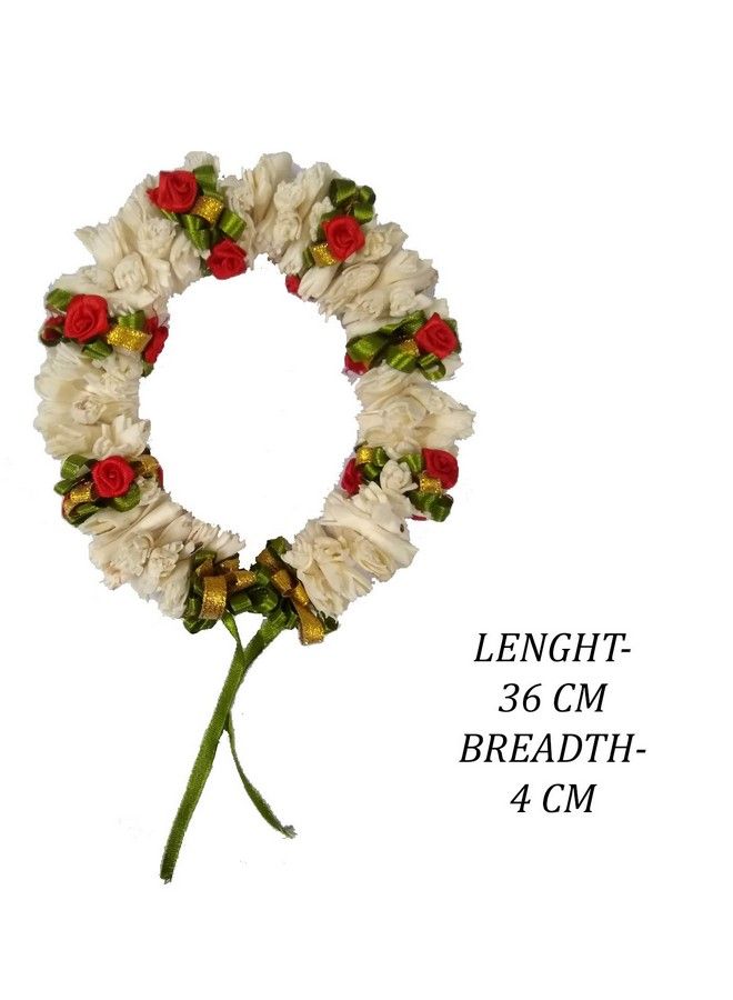 Hair Flare Gajra Hair Accessories For Women 1581 Juda Bun White Colour Pack Of 1 - Image 5