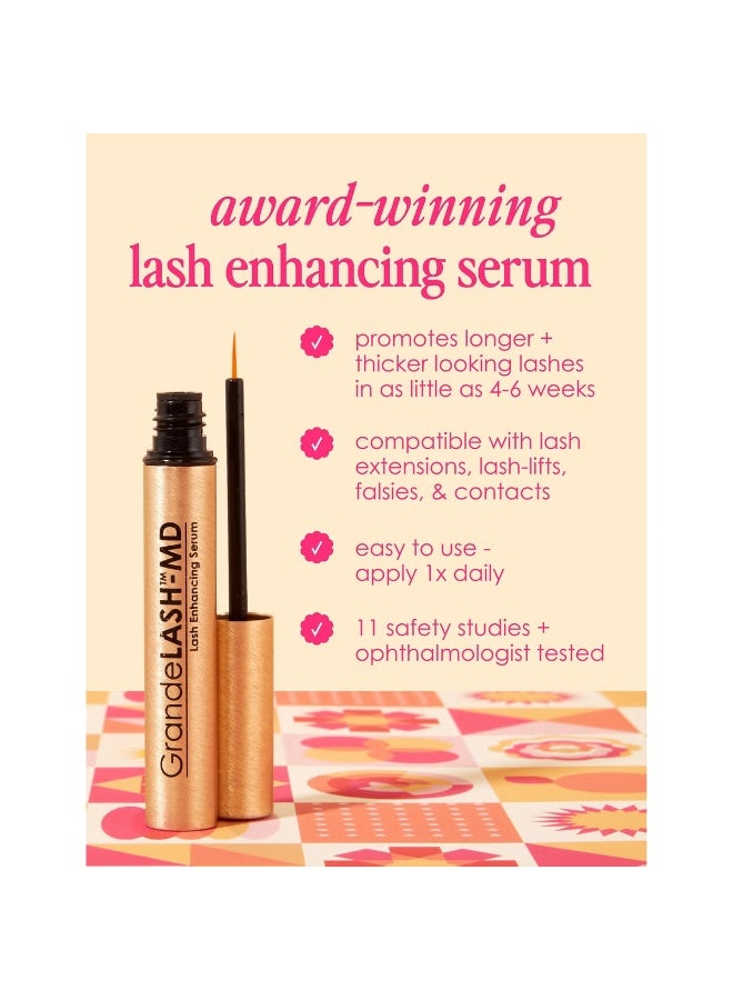 Grande GRANDE Cosmetics GrandeLASH-MD Lash Enhancing Serum 4ml (6 Month Supply) - Image 4