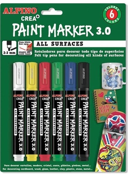 Ar-0166 Crea Paint Marker 6 Pack Blister - pzsku/Z6A923489156ECE0F50D7Z/45/_/1725725285/3bc79d09-9c7e-415f-af00-0f8a42f448a7