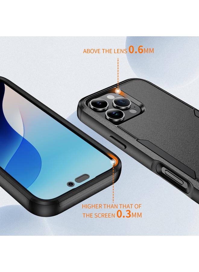 S-TOP Case For iPhone 16 Pro Commuter Shockproof TPU + PC Phone Case - Image 2