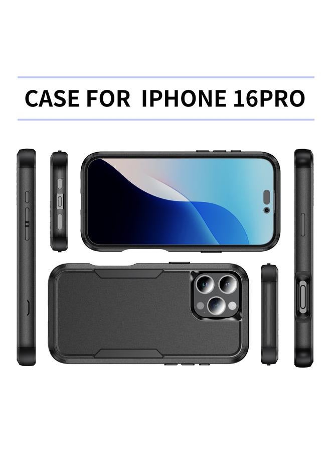 S-TOP Case For iPhone 16 Pro Commuter Shockproof TPU + PC Phone Case - Image 3