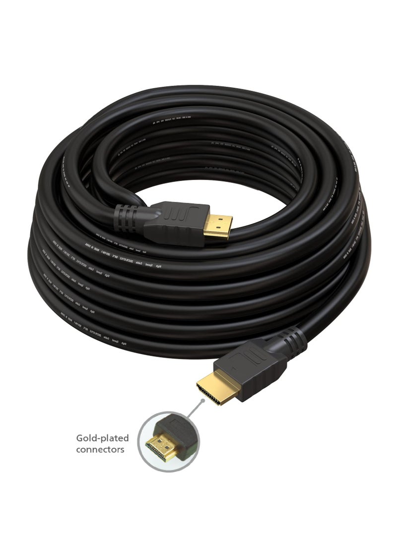 FUJISHKA A premium 10-meter HDMI cable for high-definition audio and video transmission. Perfect for TVs, monitors, projectors, and gaming consoles. Supports stunning 4K resolution for ultra-clear viewing. - Image 4