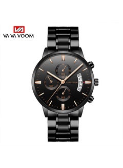 VavaVoom Men's Waterproof Metal Analog Quartz Watch  - Image 1