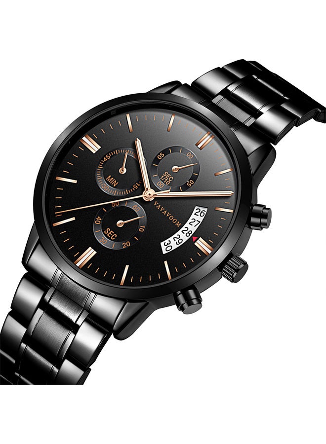 فافافووم ساعة كوارتز معدنية مقاومة للماء للرجال - Image 2