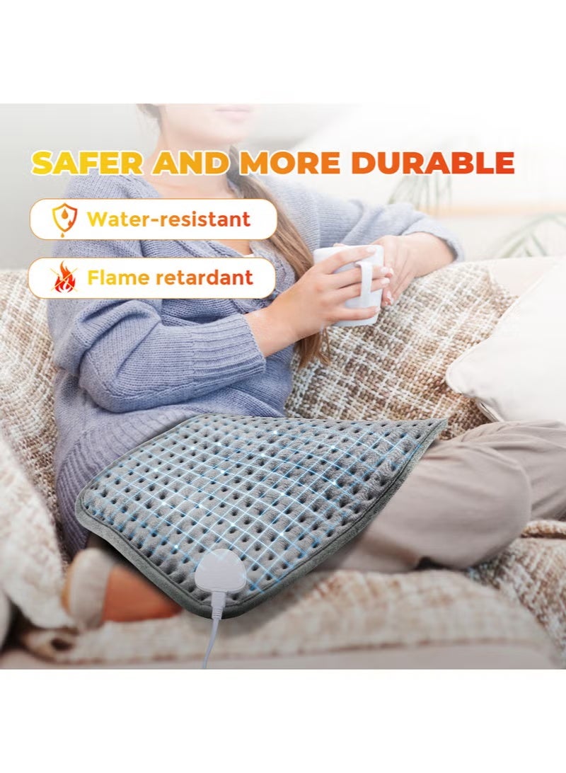 FCB Electric Heating Pad For Back and Shoulders And Neck Heat Settings Automatic Shut Off Machine Washable Portable Pain Relief Heating Pad - Image 5
