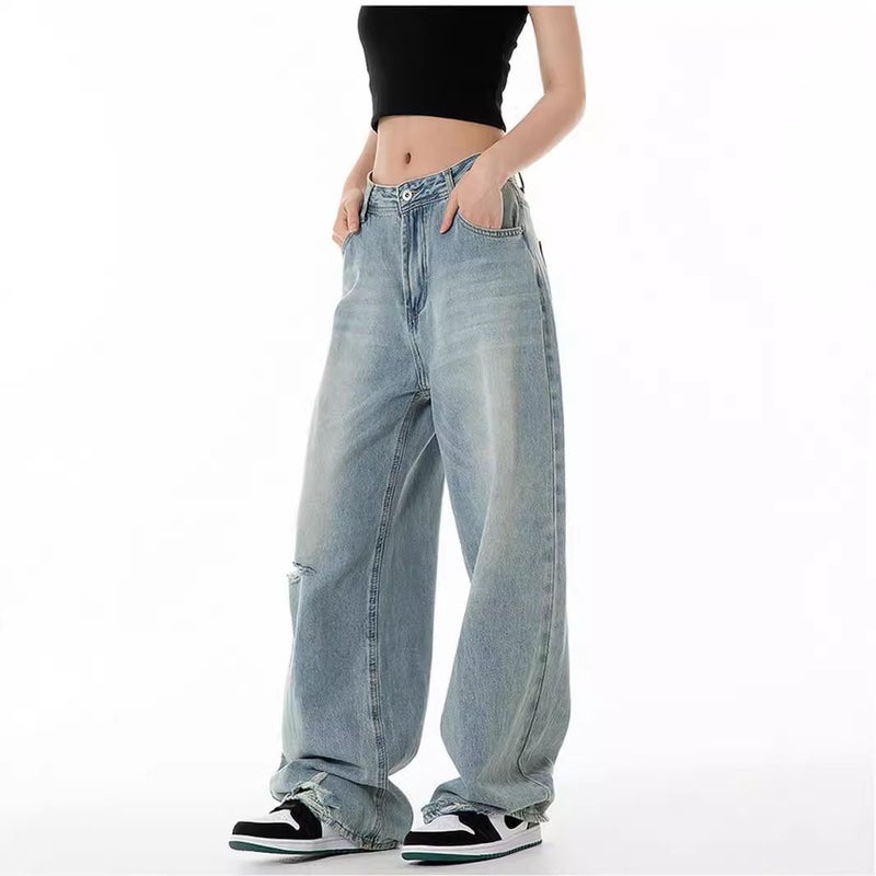 Vintage Classic European-American Design Daily Commute Jeans  Size_S - Image 2