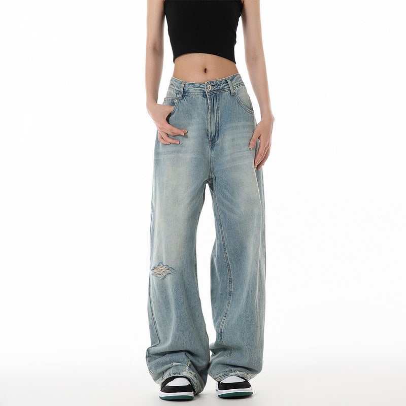 Vintage Classic European-American Design Daily Commute Jeans  Size_S - Image 1