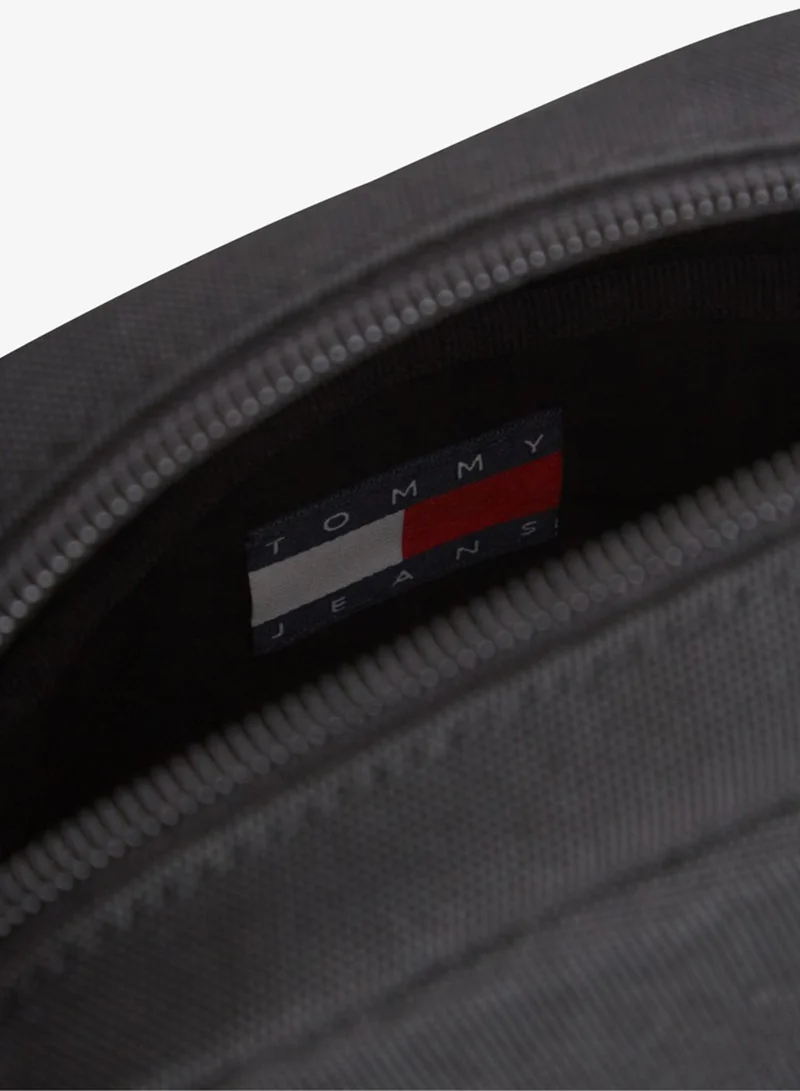 Tommy Jeans black Essential Logo Crossbody Reporter Bag for Men | Best Price UAE