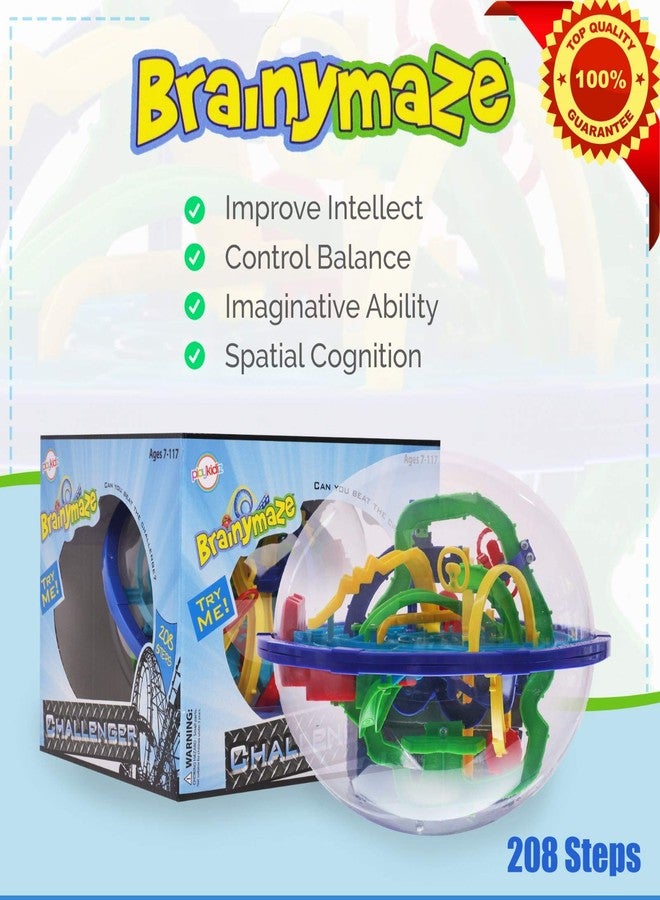 Playkidz Brainymaze Challanger, 3D Maze Game with Over 200 Obstacles, Great Puzzle to Test Stabilizing Skills. - Image 3