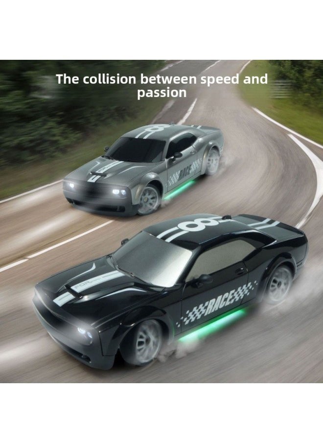 Generic Professional Rc Remote Control Car High-speed Four-wheel Drive Drift Racing Car Rechargeable Adult Racing Sports Car Boys Toy-Color:Rambo (black Blue)-Proportion:Medium Configuration - 2 Sets Of Rechargeable Batteries [free Remote Control Battery + Screwdriver]  - Image 5