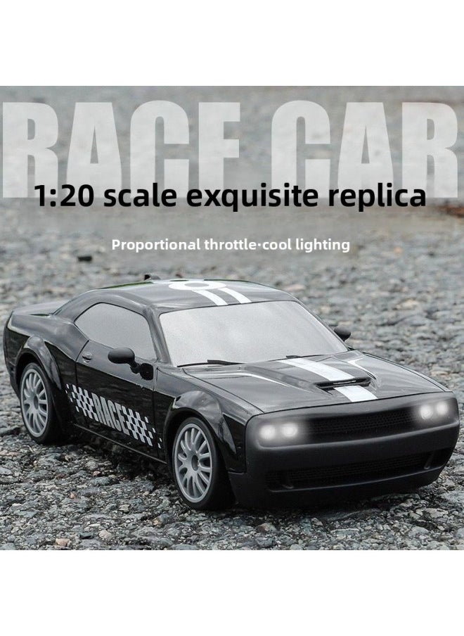 Generic Professional Rc Remote Control Car High-speed Four-wheel Drive Drift Racing Car Rechargeable Adult Racing Sports Car Boys Toy-Color:Rambo (black Blue)-Proportion:Medium Configuration - 2 Sets Of Rechargeable Batteries [free Remote Control Battery + Screwdriver]  - Image 4