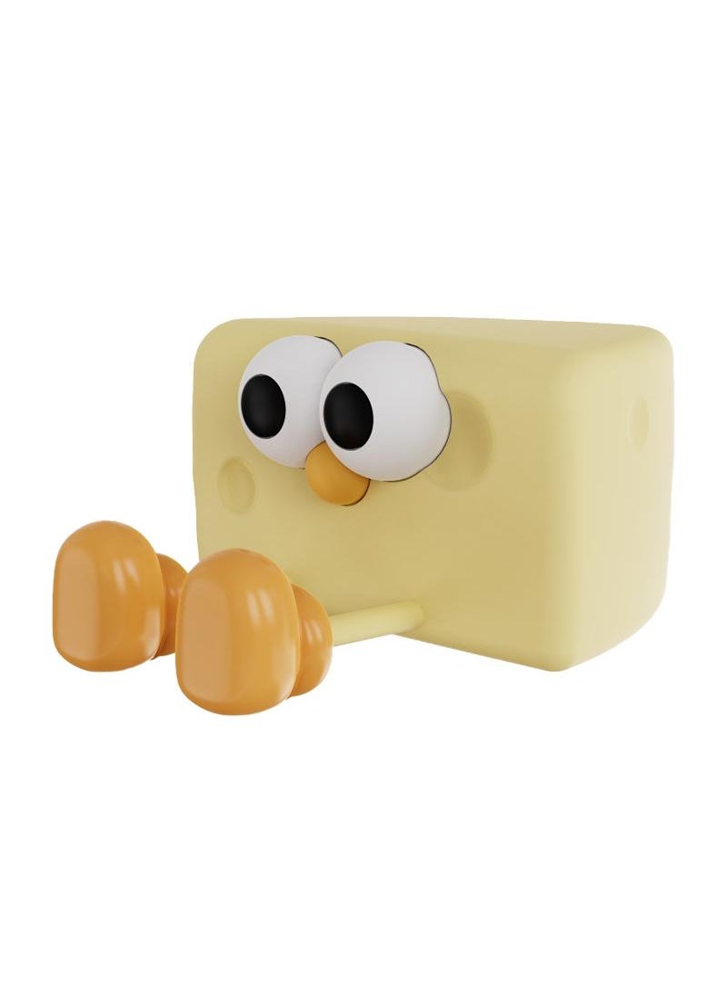 Y&D Cheese Silicone Night Light Bedroom Baby's Sleeping Bedside Light  - Image 1