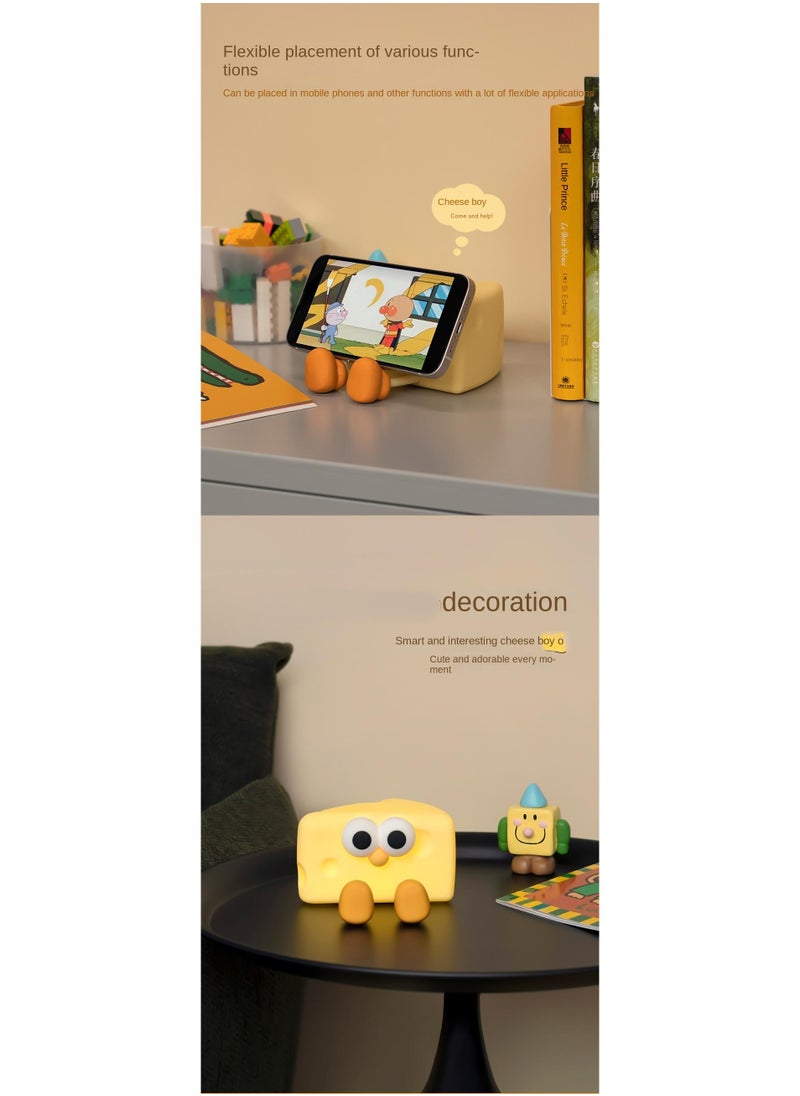 Y&D Cheese Silicone Night Light Bedroom Baby's Sleeping Bedside Light  - Image 5