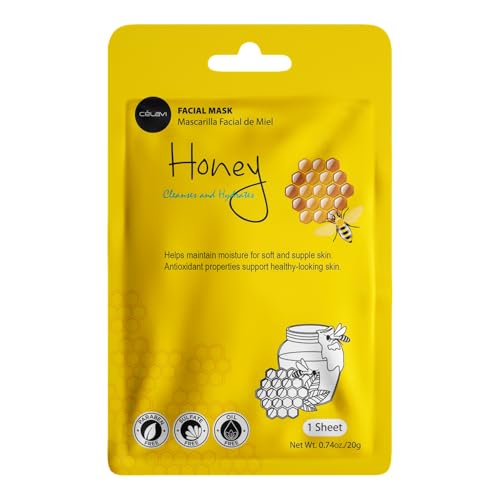 Celavi Cosmetics celavi Essence Facial Face Mask Paper Sheet Korea Skin Care Moisturizing 12 Pack (Mix - 2 of Each) - Image 3